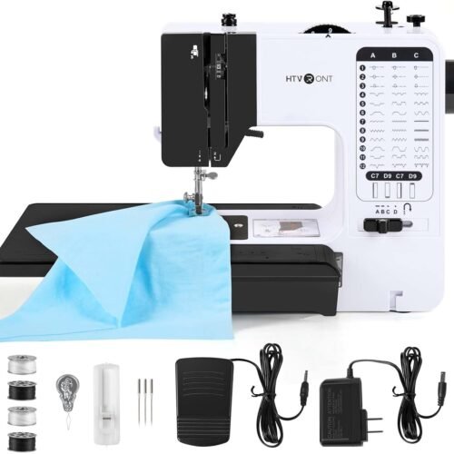 Mini Sewing Machine Stitches Sewing Machine for Kids with Dual Speed, Reverse Sewing