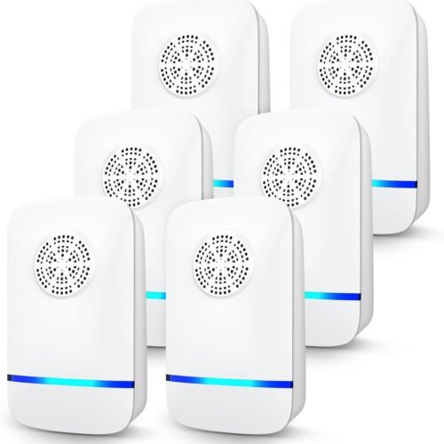 6 Packs Ultrasonic Pest Control Repeller, Mouse Traps Indoor