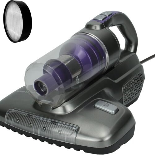 Bed Vacuum Cleaner, UV Mattress Vacuum Cleaner with 14KPa Suction, High Heating Handheld Bed Cleaner