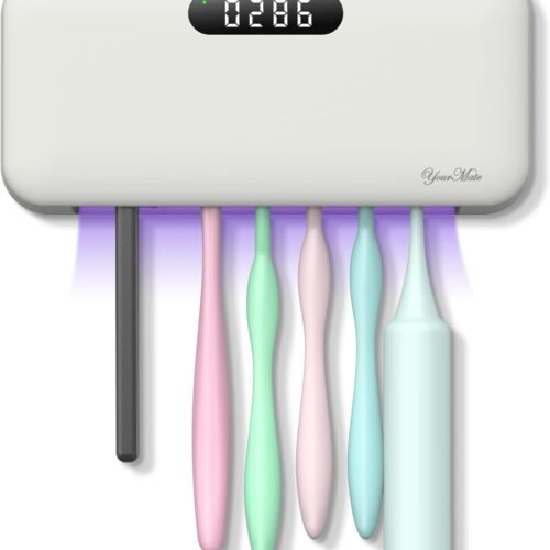 UVC Toothbrush Sanitizer HoldersRechargeable Wall Mounted Toothbrush Sterilizer