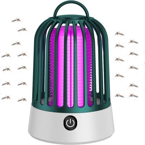 Bug Zapper Outdoor Indoor, Electric Mosquito Zapper, Portable Rechargeable-2PACK