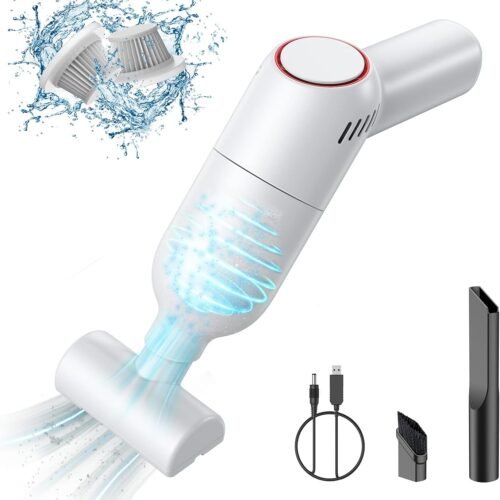 Handheld Vacuum Cleaner Cordless: Mini Rechargeable Hand Vacuum with Strong Suction