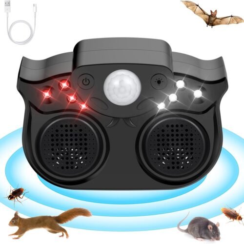 Rodent Repellent Ultrasonic Plug in 3Mode Switching Mice Repellent Indoor